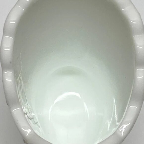 Vintage Fenton Milk Glass Dairy Button Boot 4.25" Collectible Art Shoe Vase EUC - Picture 6 of 11